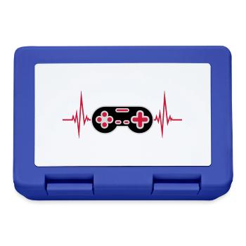 Pulse Heartbeat Retro Gamer - Boîte à goûter - bleu royal - Devant