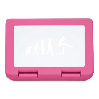 Hürdenlauf Leichtathletik Geschenk Hürdenläufer - Brotdose - Pink - Vorne