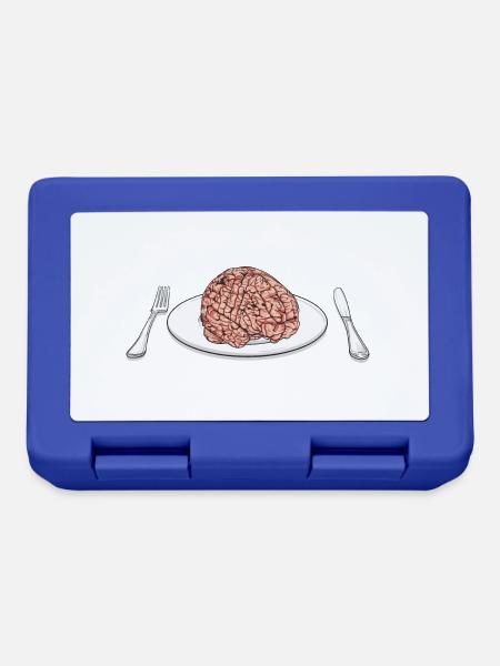 Hirn // Illustration - Brotdose - Royalblau