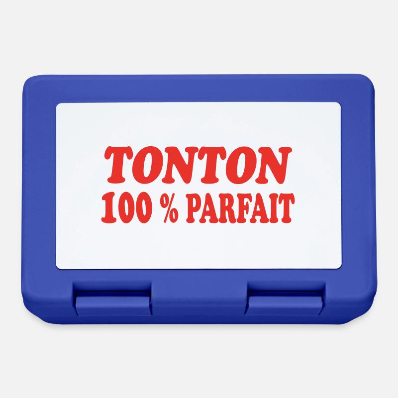 TONTON PARFAIT 22889 - Boîte à goûter - bleu royal