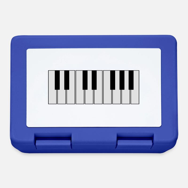 clavier - Boîte à goûter - bleu royal