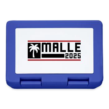 Malle 2025 Palme - Brotdose - Royalblau - Vorne