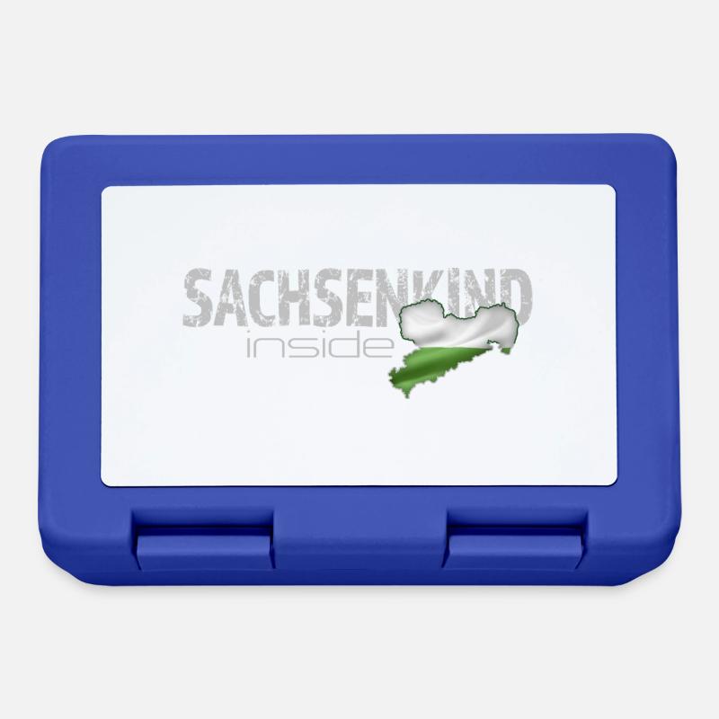 Sachsenkind inside - Sachsen - Brotdose - Royalblau