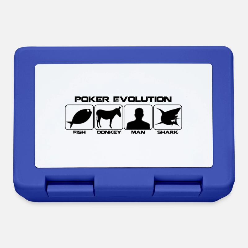 poker evolution - Boîte à goûter - bleu royal