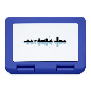 Skyline - Wuppertal - Brotdose - Royalblau - Vorne