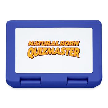 Natural born quizmaster 3col - Lunchbox - royal blue - Front