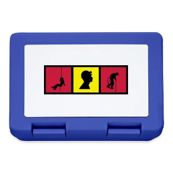 Caver Speleology Speläologie Spéléo Spéléologue - Lunchbox - royal blue - Front