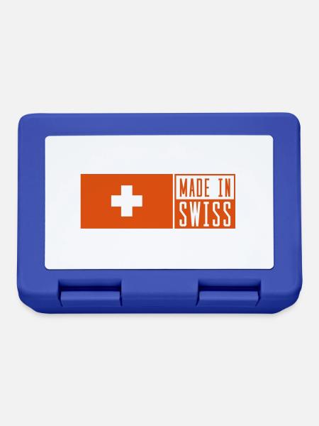 made in swiss - Brotdose - Royalblau