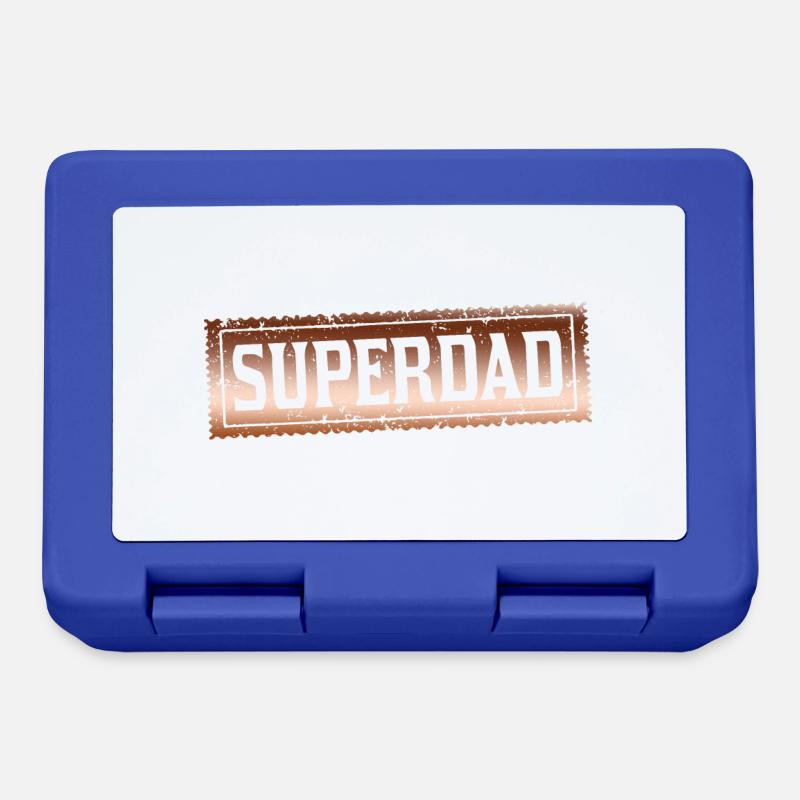 Superdad - Boîte à goûter - bleu royal