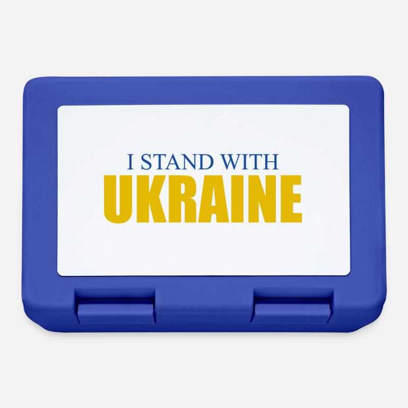 Ukraine Sieg - Brotdose - Royalblau