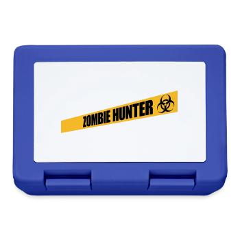 zombie hunter Halloween quote - Lunchbox - royal blue - Front