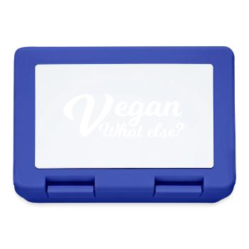 Vegan Veggie - Lunchbox - royal blue - Front