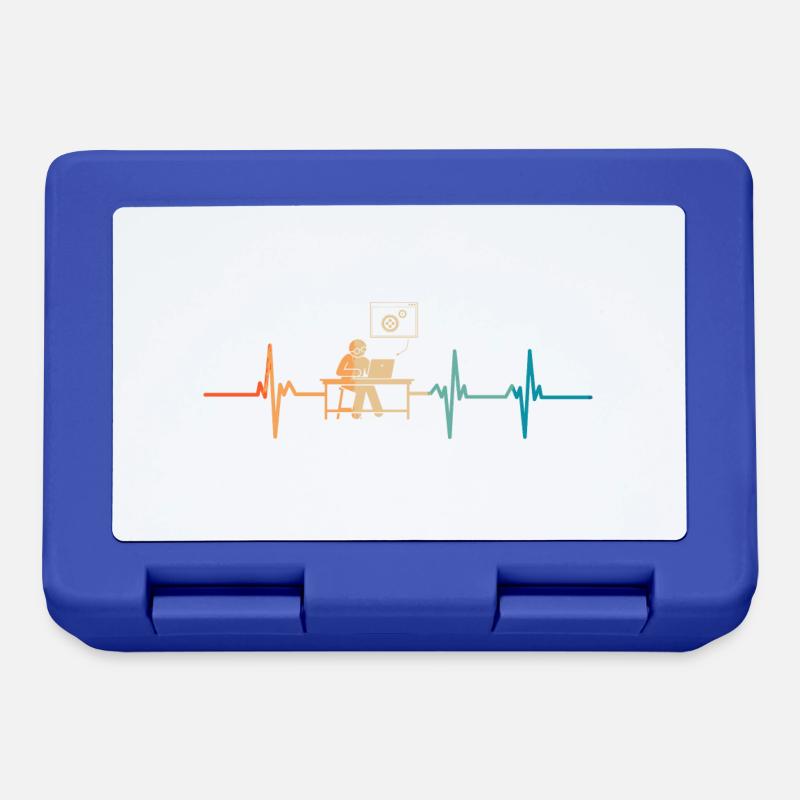 Heartbeat-Programmierer - Brotdose - Royalblau