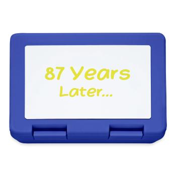 87 Years Later Funny Birthday Gifts, 87th Birthday - Lunchbox - royal blue - Front