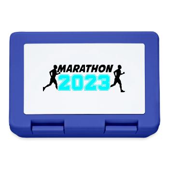 Marathon 2023 - Brotdose - Royalblau - Vorne