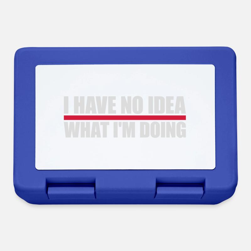 I Have No Idea - Brotdose - Royalblau