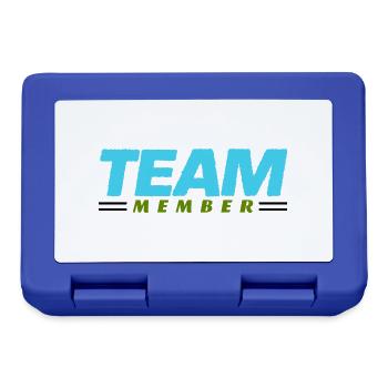 team member - Brotdose - Royalblau - Vorne