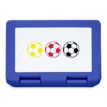 soccer_germany - Brotdose - Royalblau - Vorne