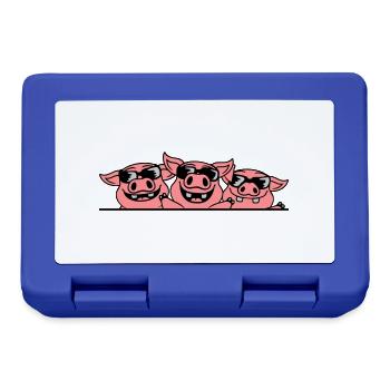 Crew Sunglasses Cool Pigs - Lunchbox - royal blue - Front