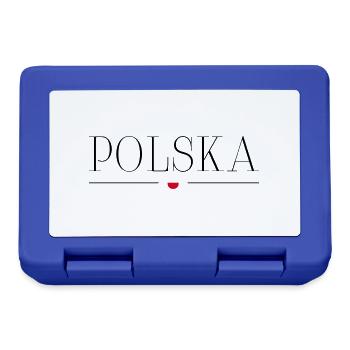 Polen - Brotdose - Royalblau - Vorne