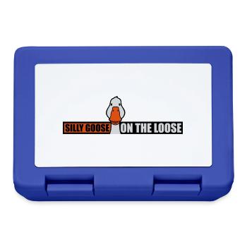 goose on the loose - Brotdose - Royalblau - Vorne