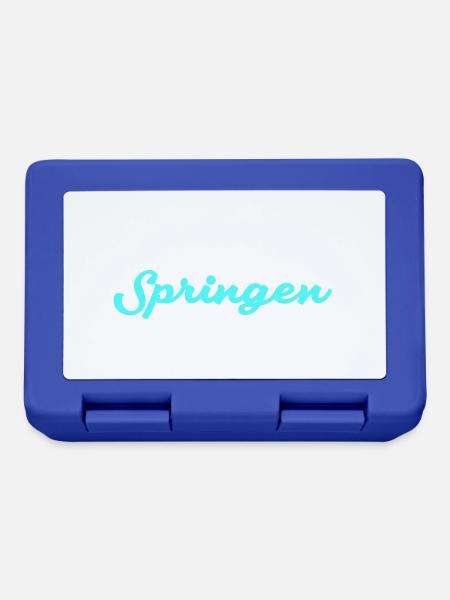 Turmspringen logo - Brotdose - Royalblau