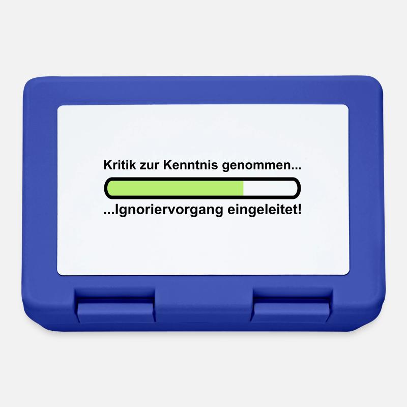 Ignoriervorgang - Brotdose - Royalblau