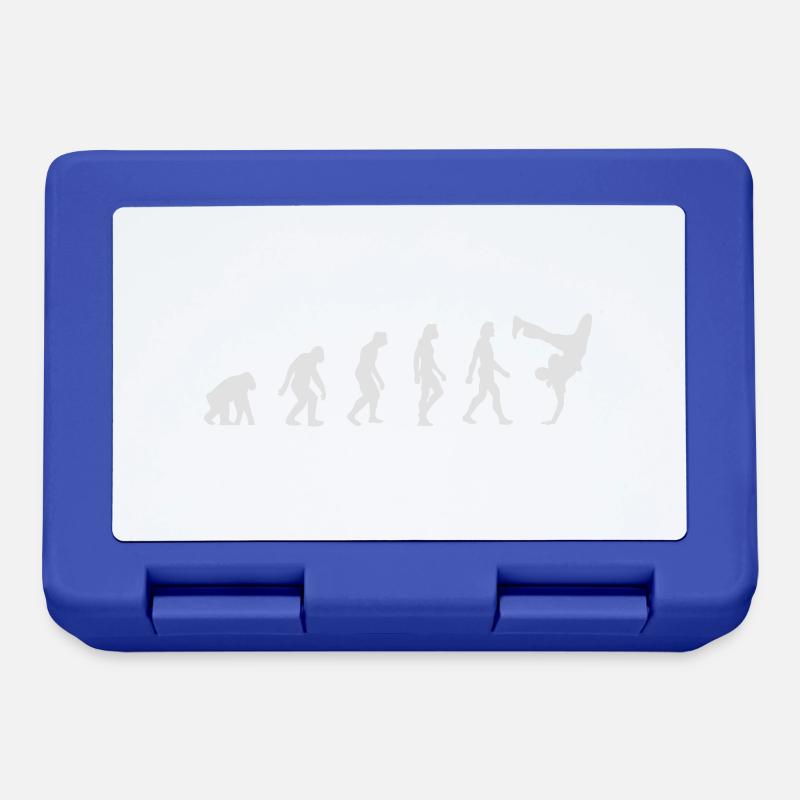 Die Evolution des Breakdancing - Brotdose - Royalblau