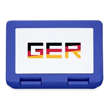 GER Team Germany Germany Couleurs Noir Rouge Go - Boîte à goûter - bleu royal - Devant