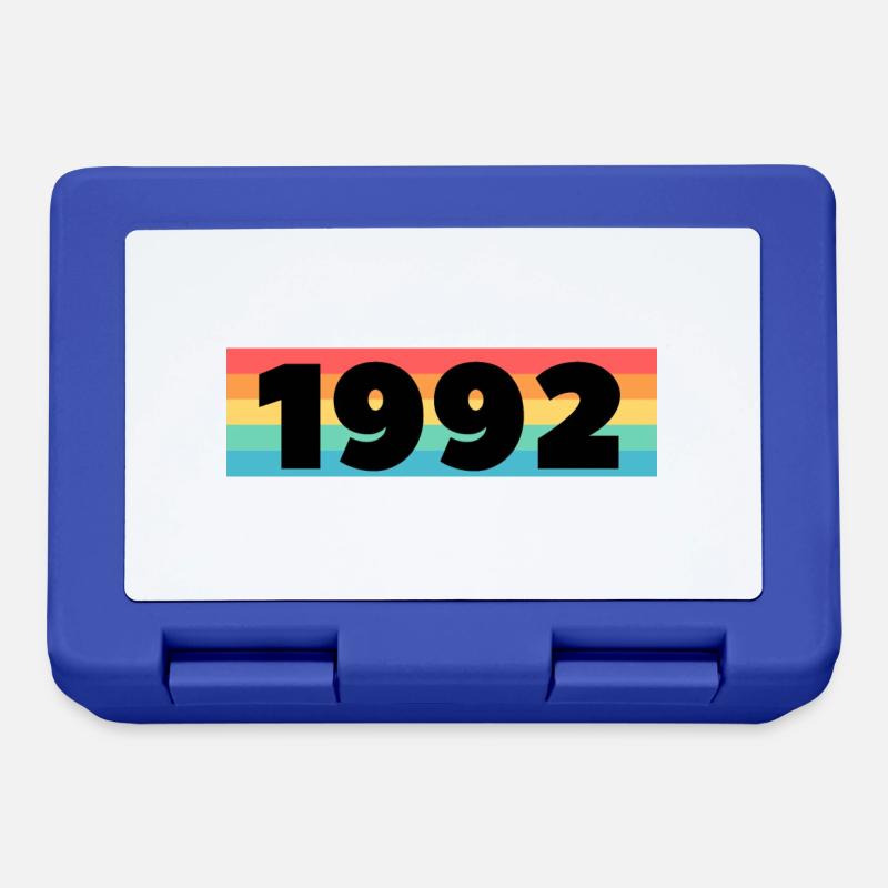 1992 Année - Boîte à goûter - bleu royal