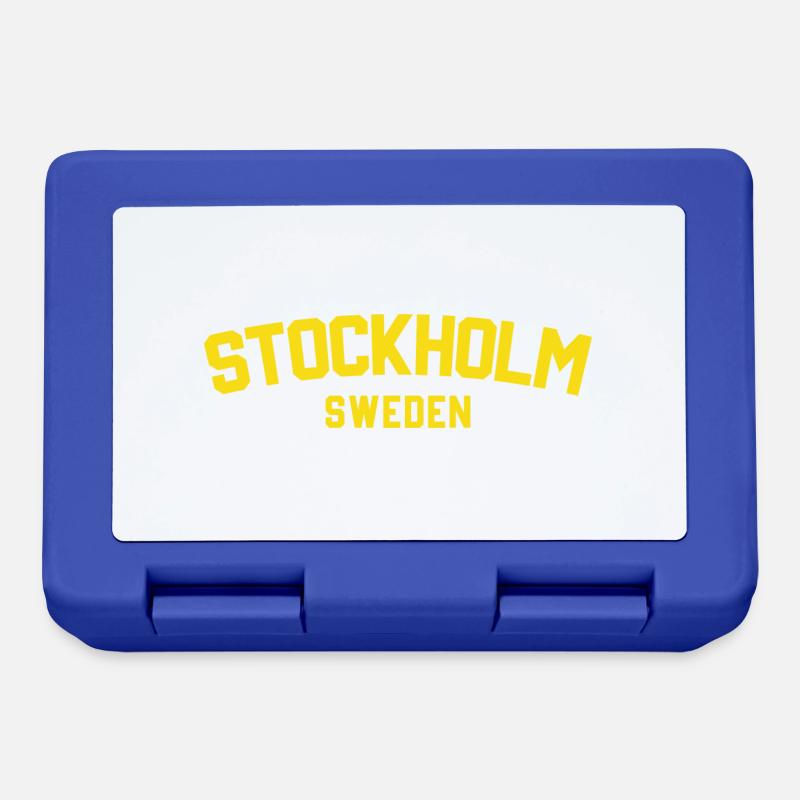 Stockholm, Suède - Boîte à goûter - bleu royal