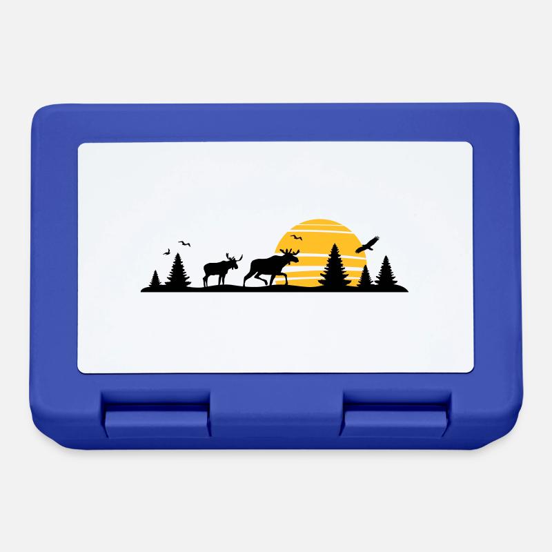 Landschaft - Schweden, Norwegen - Brotdose - Royalblau