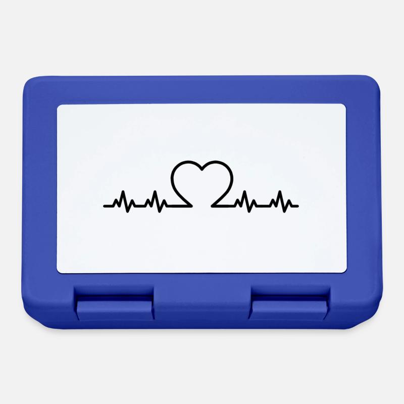 Heartbeat - Boîte à goûter - bleu royal