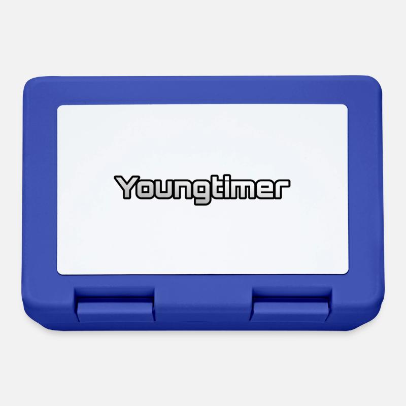 Youngtimer - Ton année de construction - Boîte à goûter - bleu royal