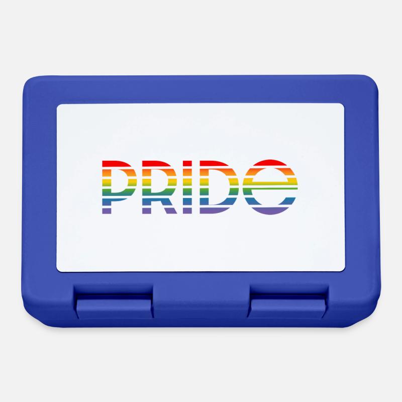 Pride rainbow - Brotdose - Royalblau