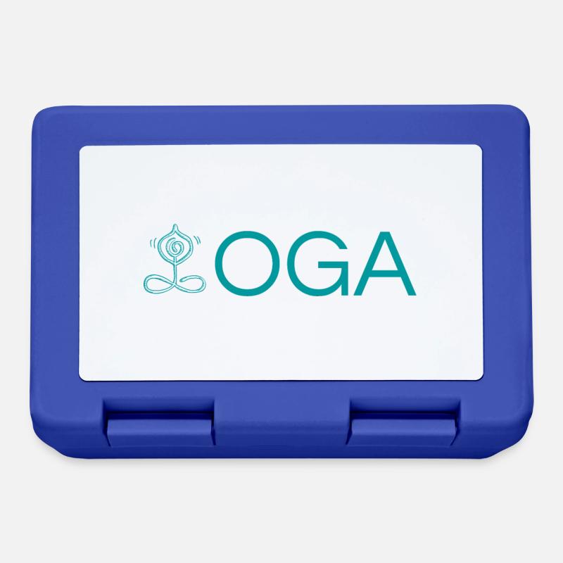 yoga idée cadeau - Boîte à goûter - bleu royal