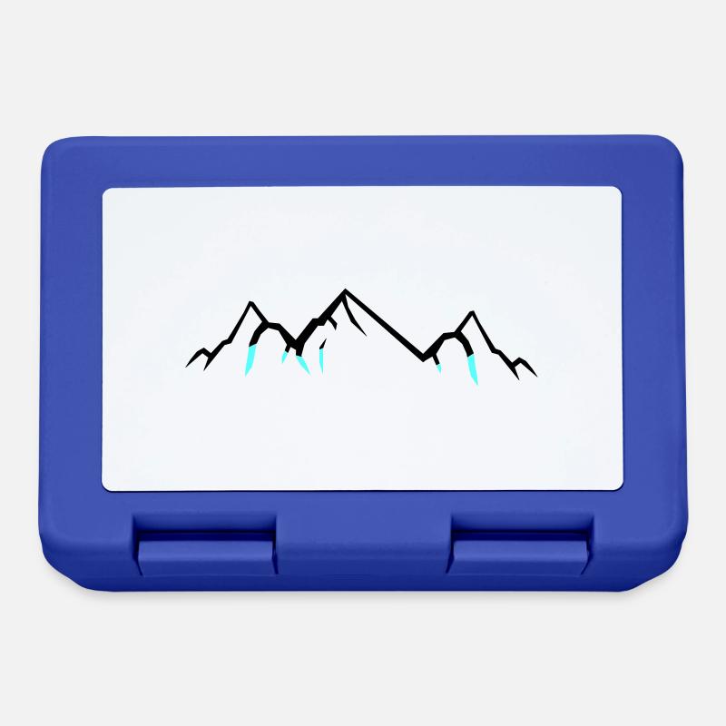 Mountains - Brotdose - Royalblau