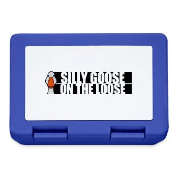 goose on the loose - Brotdose - Royalblau - Vorne