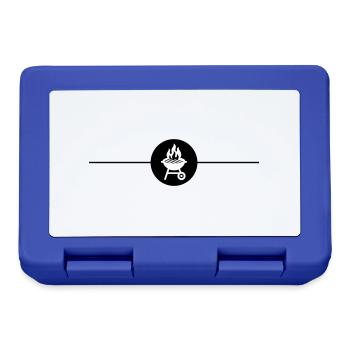 Grill Symbol Grilling Line - Lunchbox - royal blue - Front