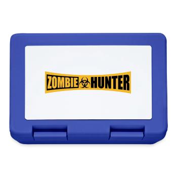 zombie hunter Halloween quote - Lunchbox - royal blue - Front