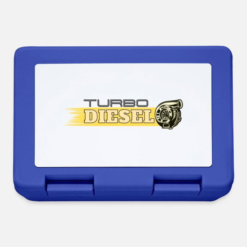 Turbodiesel - Boîte à goûter - bleu royal