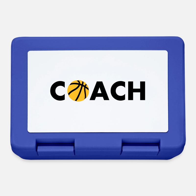 basketball coach - Boîte à goûter - bleu royal