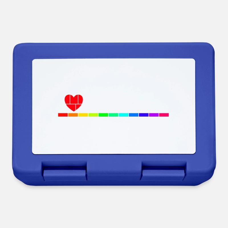 I love Techno - Lunchbox - royal blue