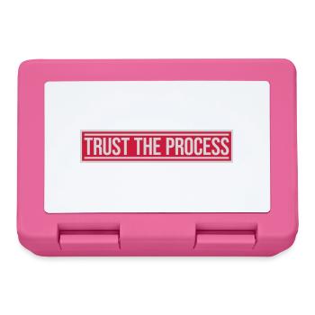 trust the process Quote - Lunchbox - pink - Front