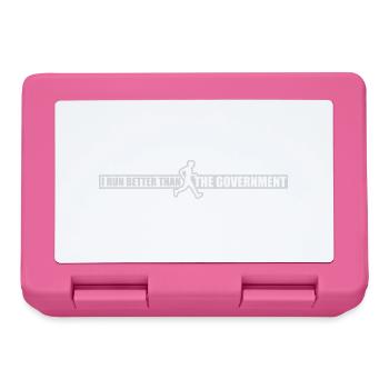 run better than government - Lunchbox - pink - Front