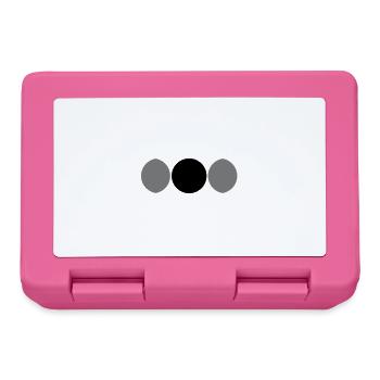 phasen nacht symbol mond halbmond vollmond sichelm - Brotdose - Pink - Vorne