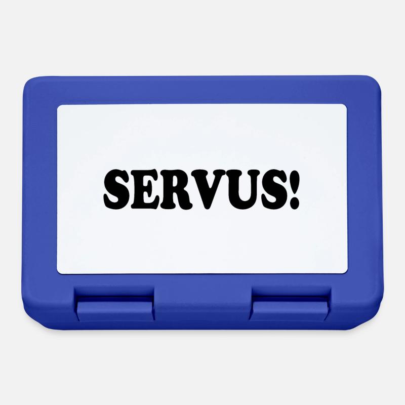 Servus - Brotdose - Royalblau