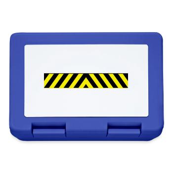 Warning 2 Warnbalken - Brotdose - Royalblau - Vorne