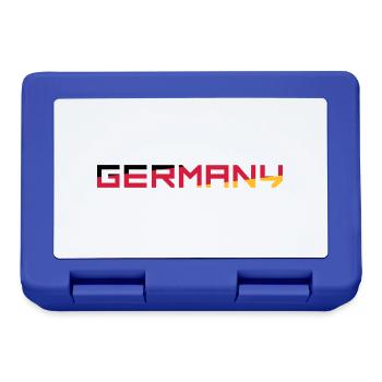 Team Germany Germany Colors Black Red Gold G - Lunchbox - royal blue - Front