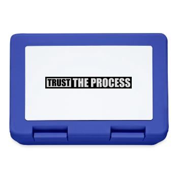 trust the process Quote - Lunchbox - royal blue - Front